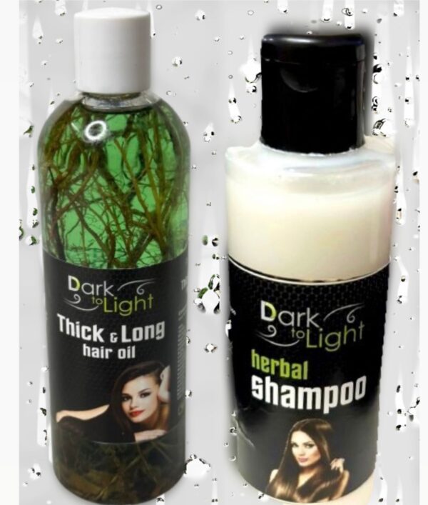 Dark to Light Hair Oil & Shampoo